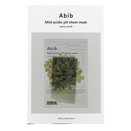 ABIB Mild Acidic pH Sheet Mask Set  Jericho Rose Fit, 30 ml x 10 pcs