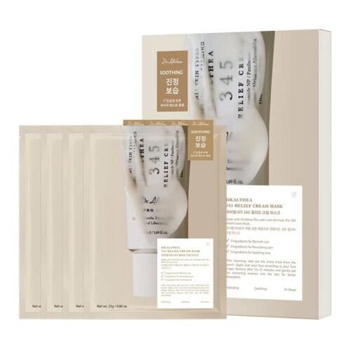 DR. ALTHEA SET 345 Relief Cream Mask, 4 pcs*28 ml