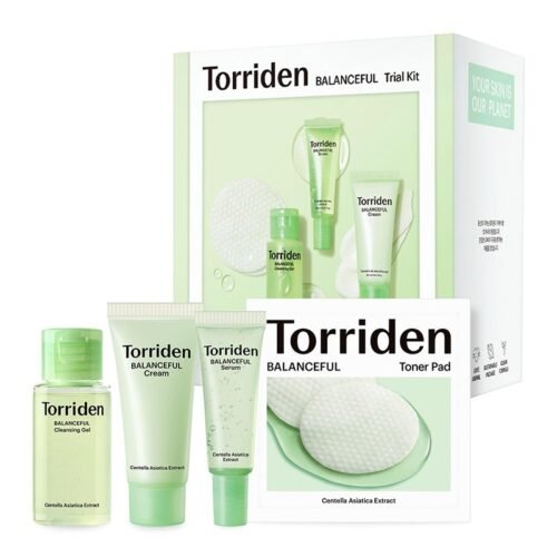 Torriden BALANCEFUL Trial Kit , 30 ml + 10 ml + 20 ml + 2 pcs