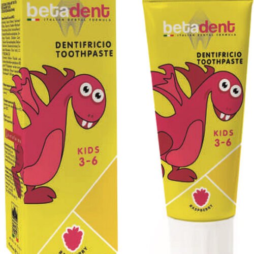 Betadent Kids zobu pasta ar aveņu garšu bērniem 3-6g 75ml