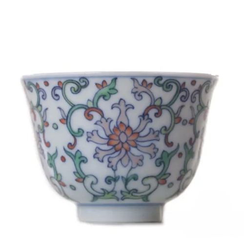Krūze # 26250, Jingdezhen porcelāns, roku apgleznošana, 65 ml.