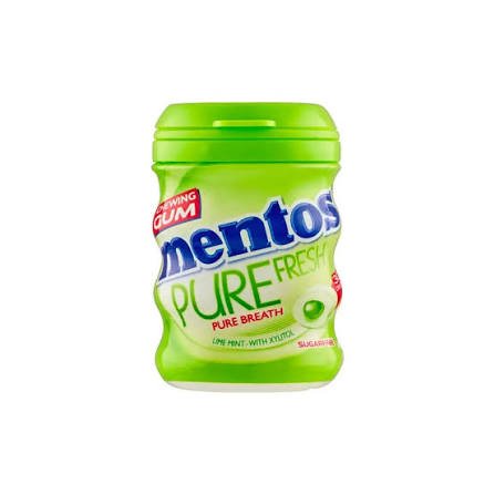 MENTOS Pure Fresh Lime košļājamās gumija