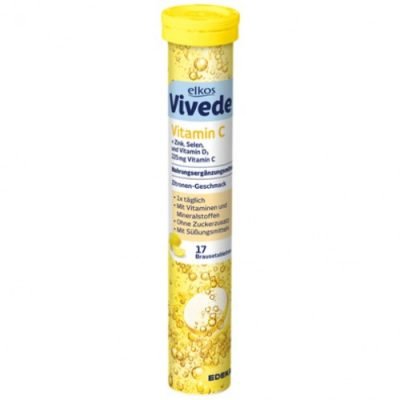 Elkos Vivede Vitamin C  tabletes x17 102g