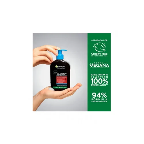 Garnier Pure Active Gel Limpiador Con Carbón 250ml