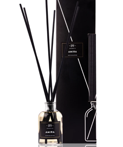 AROMATIC 89 Amira telpu gaisa atsvaidzinātājs ar kociņiem 50ml