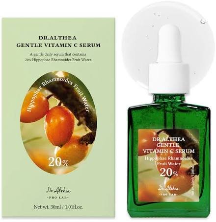DR. ALTHEA Gentle serums sejas ādai ar C vitamīnu 30ml