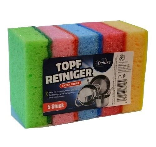 Deluxe Topfreiniger trauku švammītes x5
