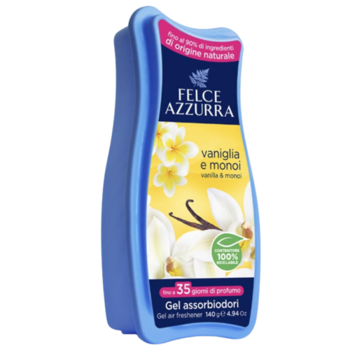 FELCE AZZURRA gaisa atsvaidzinātājs/gels ar vaniļļas un monoi aromātu 140g