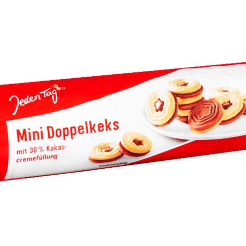 JEDEN TAG Doppelkeks šokolādes sviestmaižu cepumi 176g