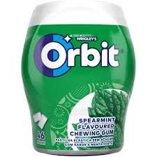 ORBIT Spearmint košļājamā gumija, bundžā (46) 64g