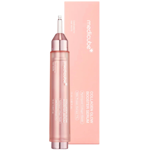 MEDICUBE Collagen Glow Booster mitrinošs serums sejas ādai ar kolagēnu 15ml