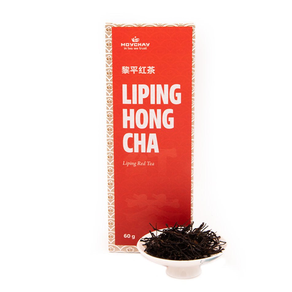 Melnā tēja Liping Hong Cha, ķīniešu tēja no Liping County, Guizhou province (sarkanā tēja), 60g, svars 150 grami