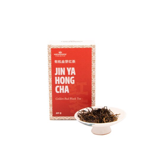 Melnā tēja Golden Bud, Jin Ya Hong Cha, ķīniešu tēja no Fengqing apgabala, Yunnan province (sarkanā tēja), 50g, nosaukums 7 grami
