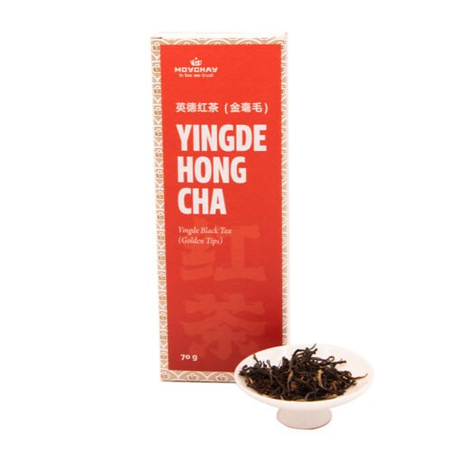 Melnā tēja Yingde (zelta padomi), ķīniešu tēja no Yingde City, Guandunas province (sarkanā tēja), 70g / 7g, nosaukums 70 grami