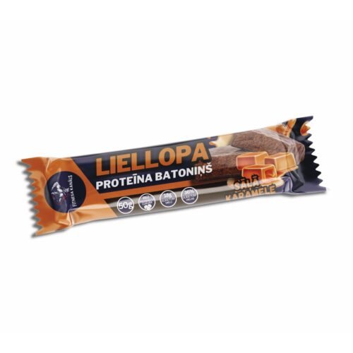 FITNESA KANĀLS Liellopa proteīna batoniņš ar sāļās karameles garšu 50g