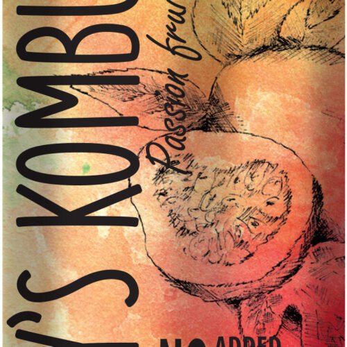 RUDY'S Mango un pasifloras augļi Kombucha 330 ml (24 gab.)