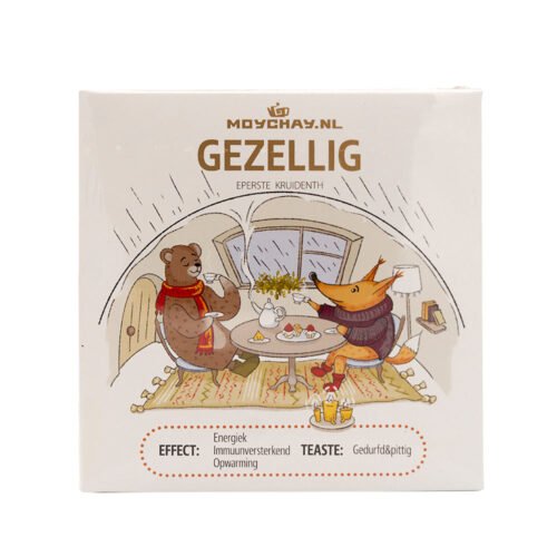 Gezellig Geperste Thee Brick – Gekruide Zwarte Thee & Kruidenmix