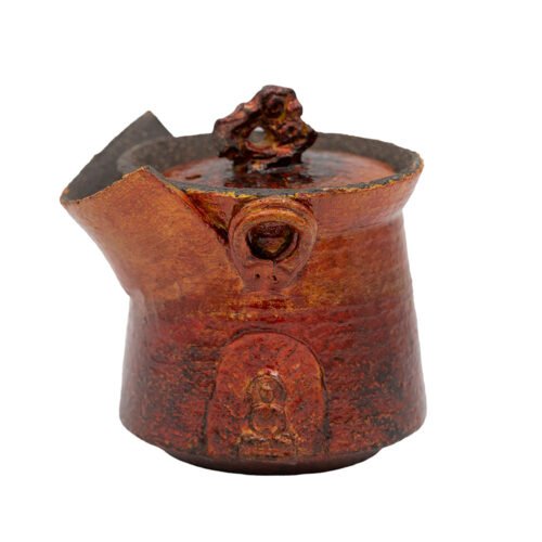 Skulpturāla keramikas tējkanna ar Daqi lakas apdari #94563, 185 ml