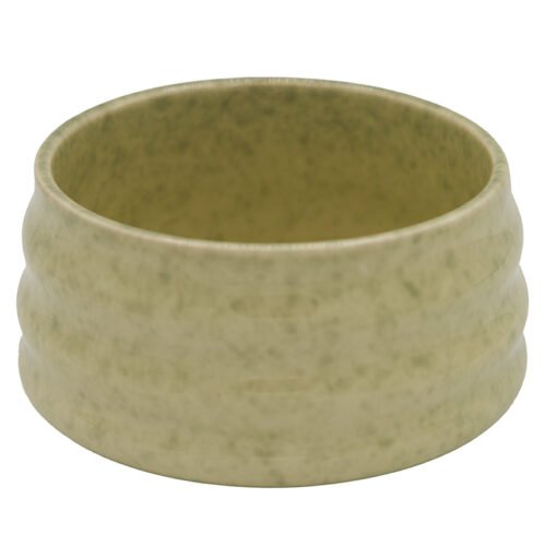 Rievota zaļa raiba Matcha Bļoda — keramikas tējas trauks tradicionālai Matcha pagatavošanai # 93983