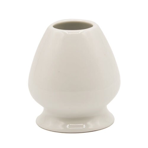 Balta porcelāna Matcha putotāja turētājs # 94114