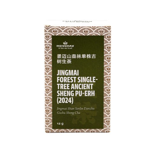 Jingmai meža viena koka senais Sheng Pu-erh (2024), nosaukums 12 gr