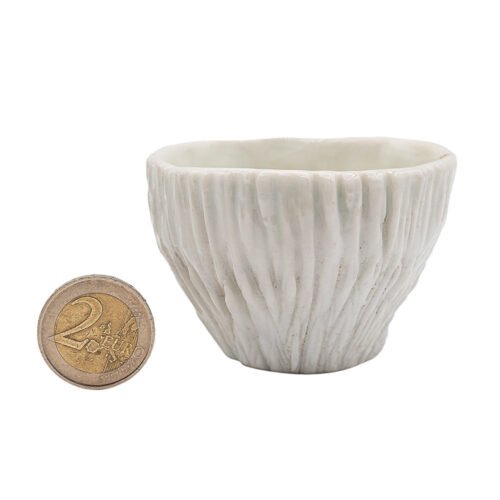 Woodfired Dehua Melon-Rib Cup # 95740, 60 ml