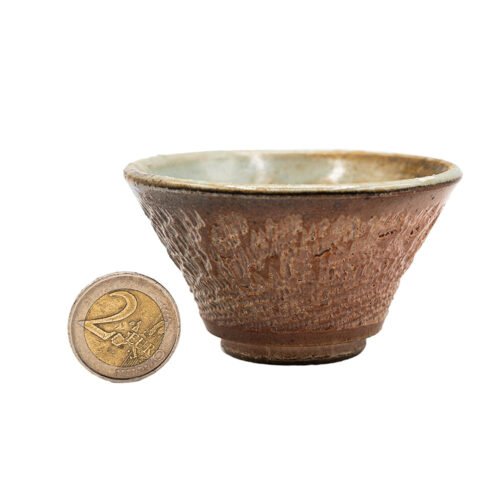 Woodfired Dehua Douli Conical Hat tējas krūze # 95755, 65 ml