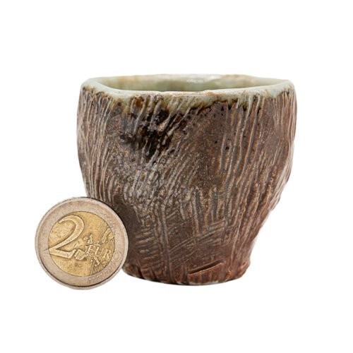 Woodfired Dehua tekstūras tējas krūze # 95795, 55 ml
