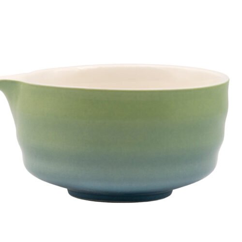 Gradients zaļi zils Katakuchi Matcha Bowl # 94735