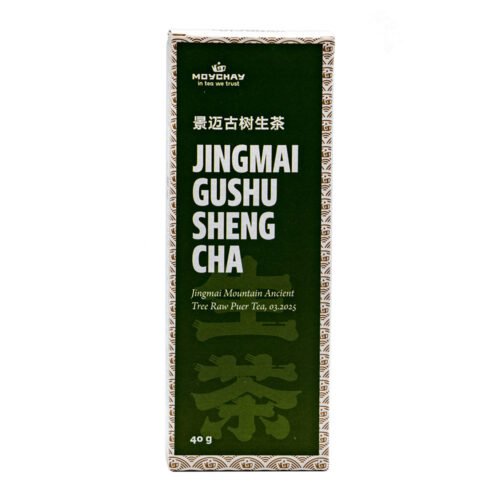 Seno koku neapstrādāta Puer tēja no Jingmai kalna (Jingmai Gushu Sheng Cha), 2025. gada marts, nosaukums 7 gr