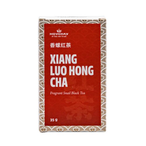 Melnās tējas smaržīgais gliemezis (Xiang Luo Hong Cha), ķīniešu tēja no Fudzjanas provinces, svars 35 gr