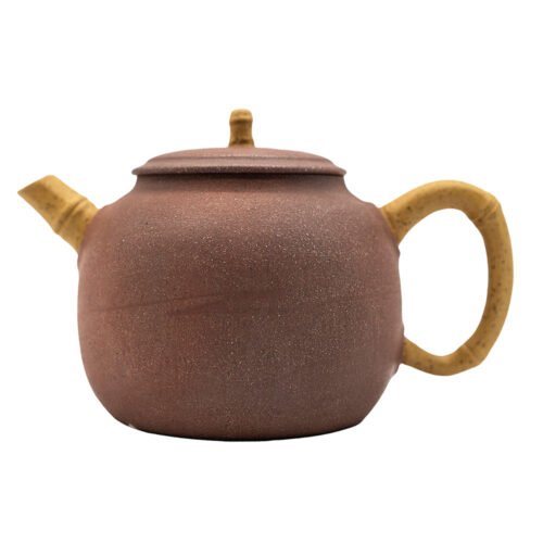 Maza sarkana māla tējkanna ar bambusa dizainu # 94424, 110 ml