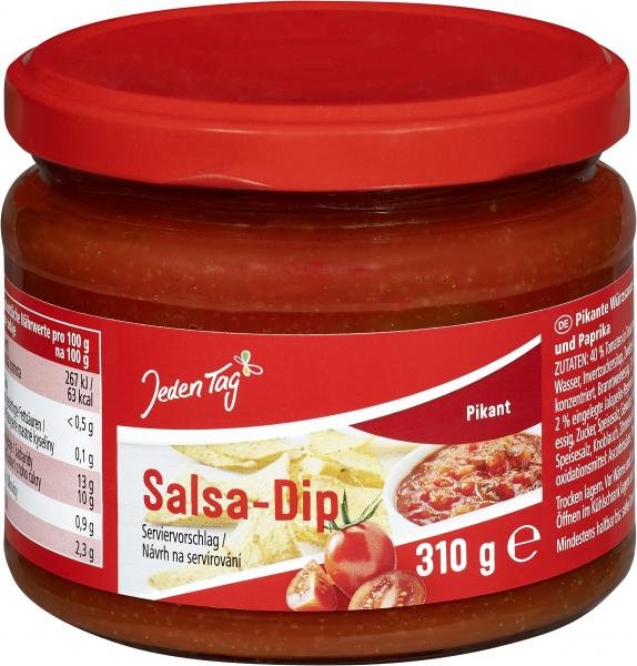 JEDEN TAG dip pikantā mērce ar tomātiem un papriku 310g