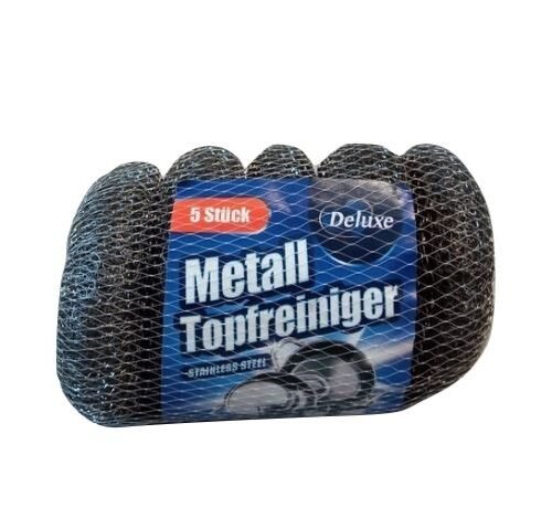 Deluxe Metal-Topfreiniger metāla birste x5
