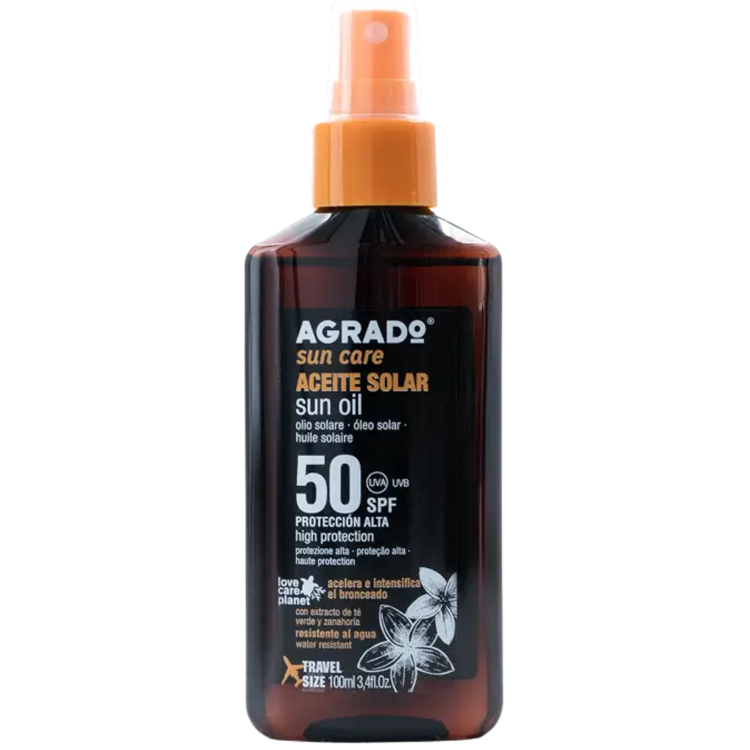 AGRADO Sun Oil sauļošanās eļļa - sprejs ar SPF50 100ml