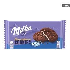 MILKA Sensations Cookies Oreo cream cepumi 156g