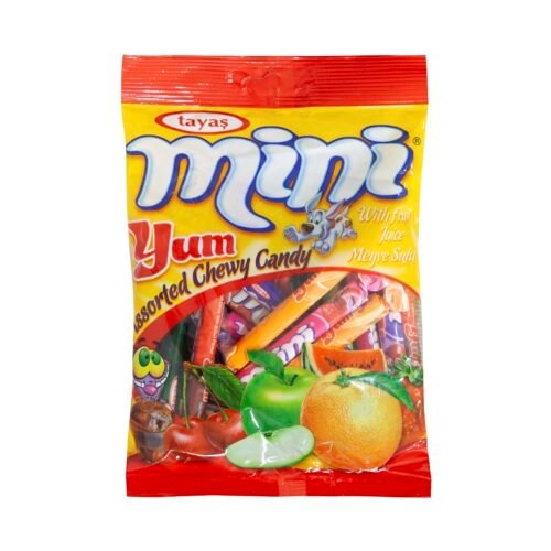 TAYAS MiniYum dažādu garšu košļājamās konfektes 170g