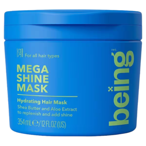 BEING Mega Shine maska matiem ar šī sviestu un alvejas ekstraktu 354ml