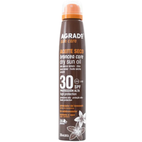 AGRADO Sun Oil sauļošanās eļļa - sprejs ar SPF30 200ml