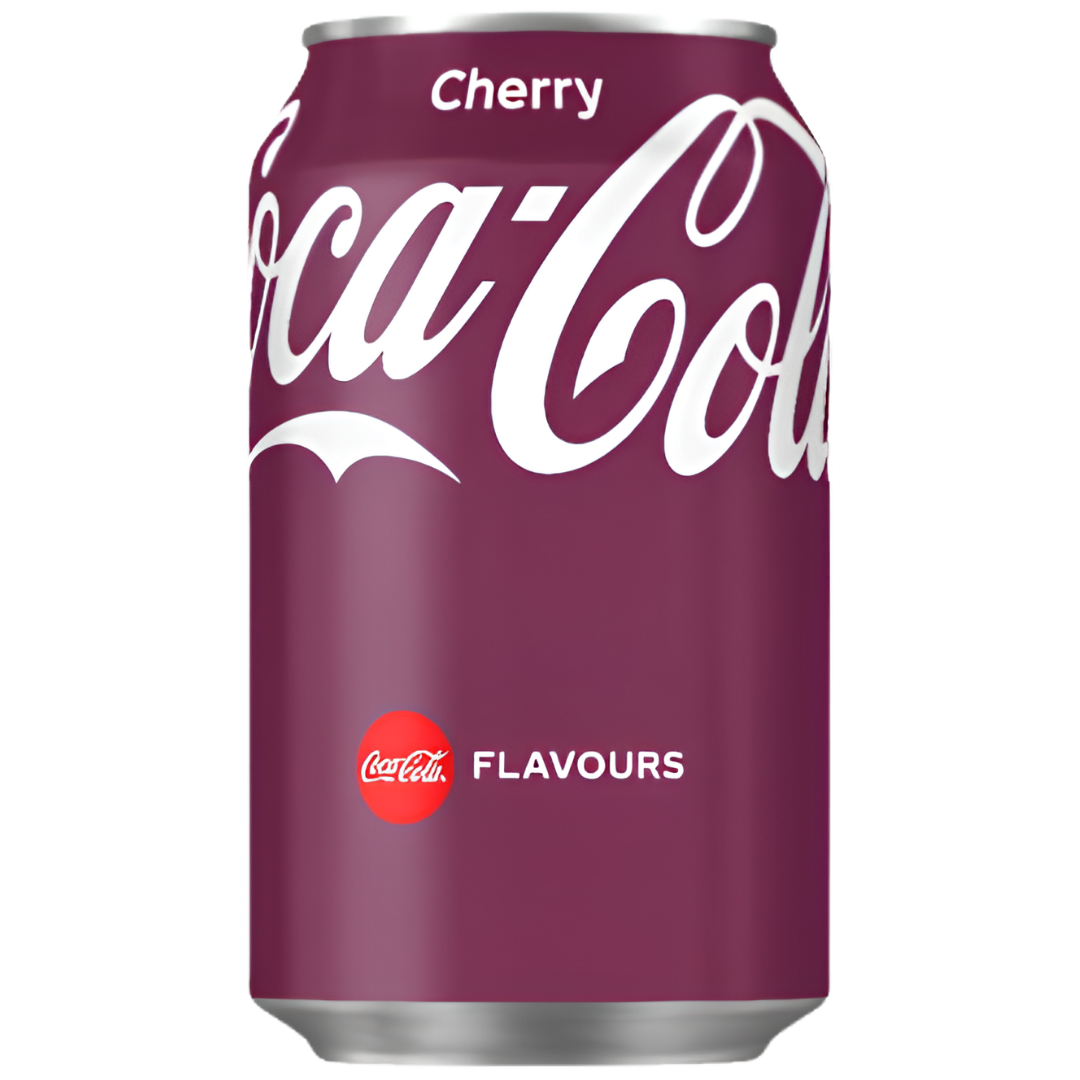 COCA-COLA Cherry gāzēts dzēriens, bundžā 330ml