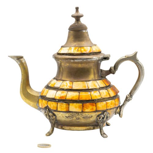 Tējkanna, vara, dekoratīva, Vintage #93078