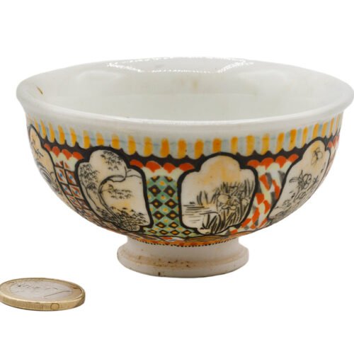 Ar rokām apgleznota koka apdedzināta Jingdezhen porcelāna tējas krūze, caurspīdīga glazūra # 93707