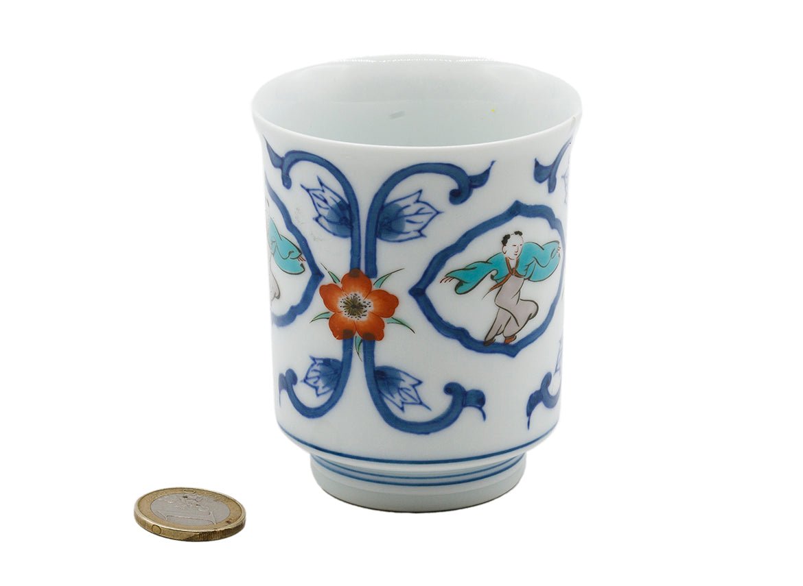 Japāņu ar rokām apgleznota porcelāna unomi krūzīte # 93745