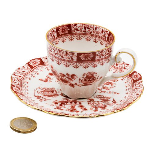 Porcelāna tējas krūze ar apakštasīti # 93053