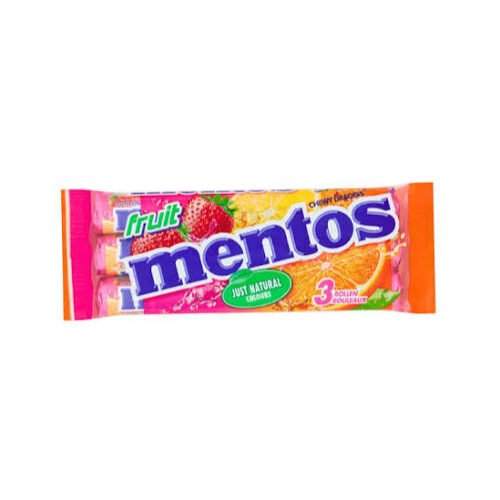 MENTOS Fruit dražejas (3) 112.5g