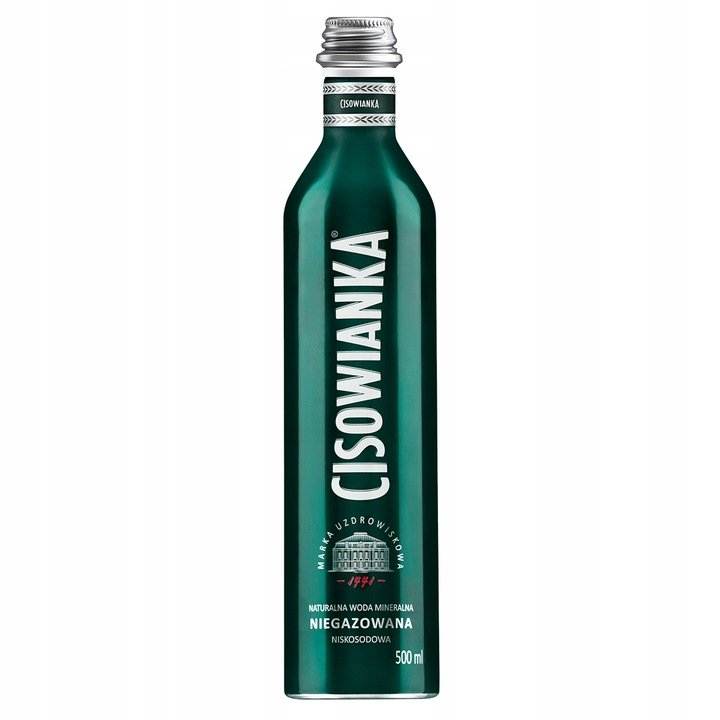 CISOWIANKA negāzēts minerālūdens, alumīnija pudelē 500ml