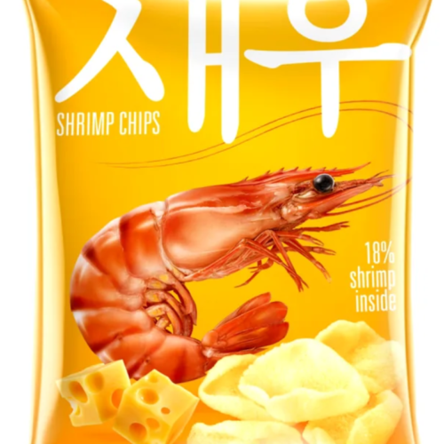 SHRIPS garneļu uzkodas ar siera garšu 50g