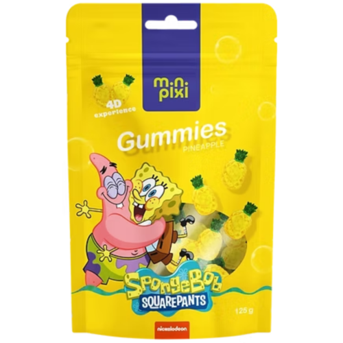 MINI PIXI 4D Sponge Bob Pineapple želejas konfektes 125g