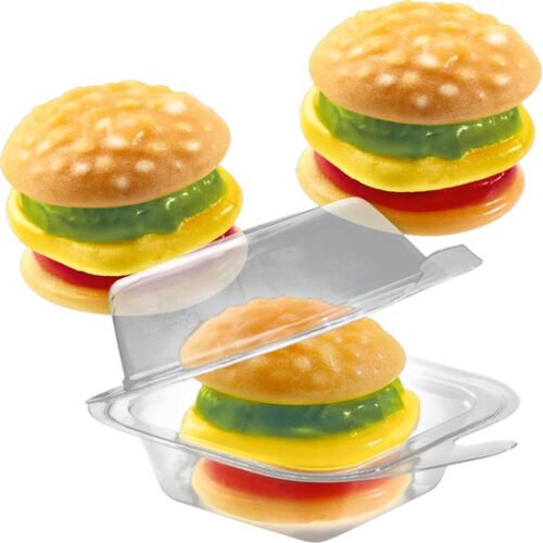 Trolli Miniburger želejas konfekte - burgers 10g x1