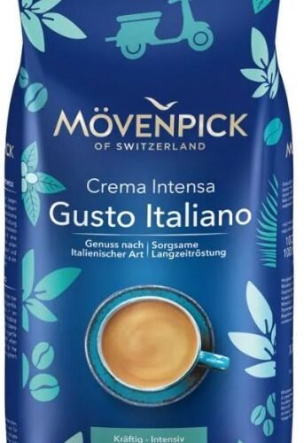 Movenpick Caffe Crema Gusto Italiano kafijas pupiņas 1kg